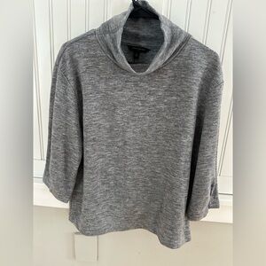 Banana Republic Women's Small Gray Sweater Cowl Neck 3/4 Sleeve. Never worn!